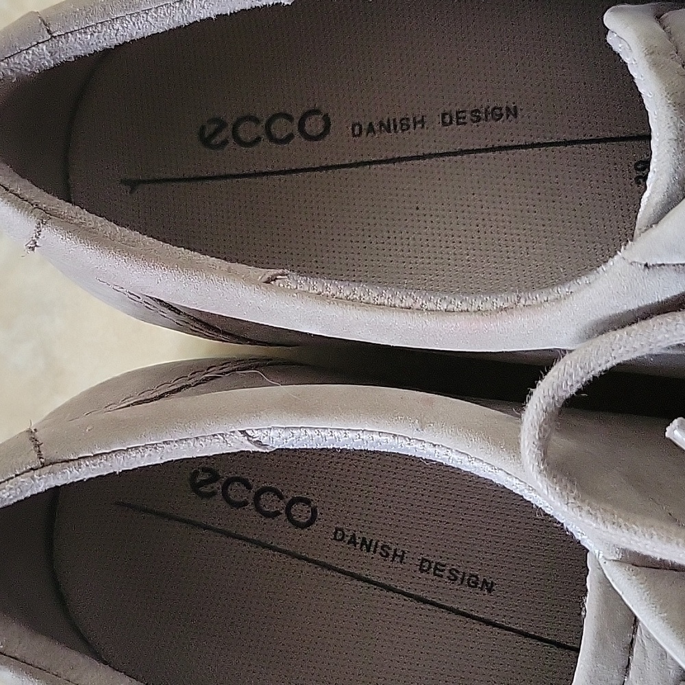 ECCO SOFT 7 SUEDE LEATHER SNEAKERS SIZE 8 - Picture 2 of 9